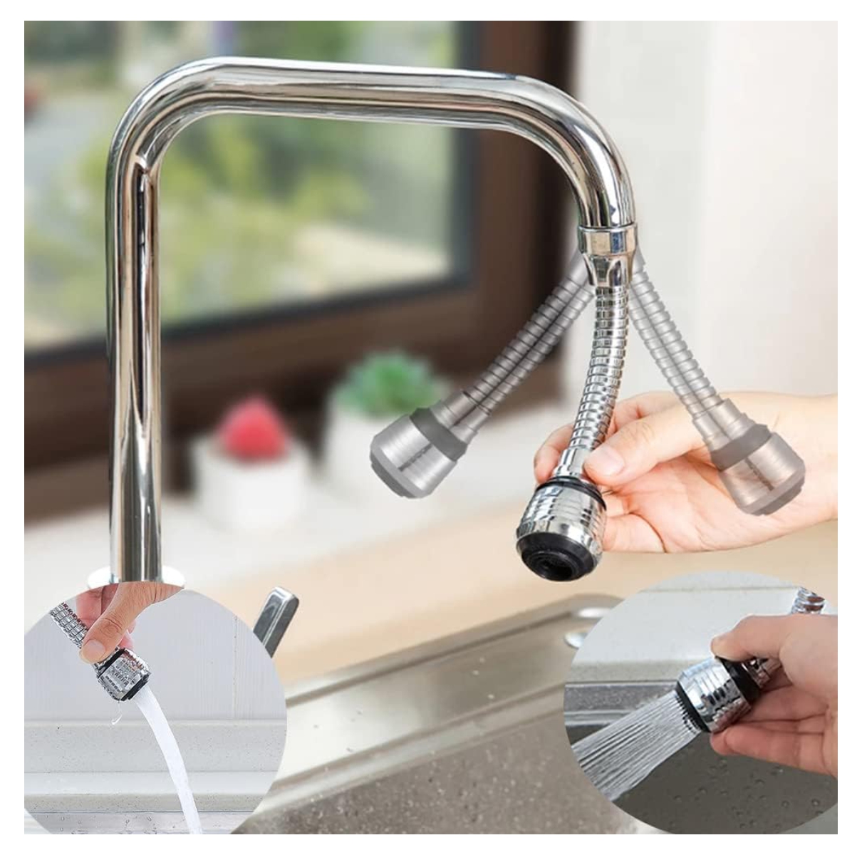 Extensor flexible Grifo Cocina lavaplato